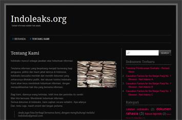 Indoleaks, Situs Pembocor Rahasia dari Indonesia