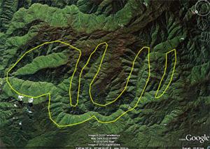 Subhanallah, Lafal Allah Terpotret Google Earth di Pegunungan Aceh