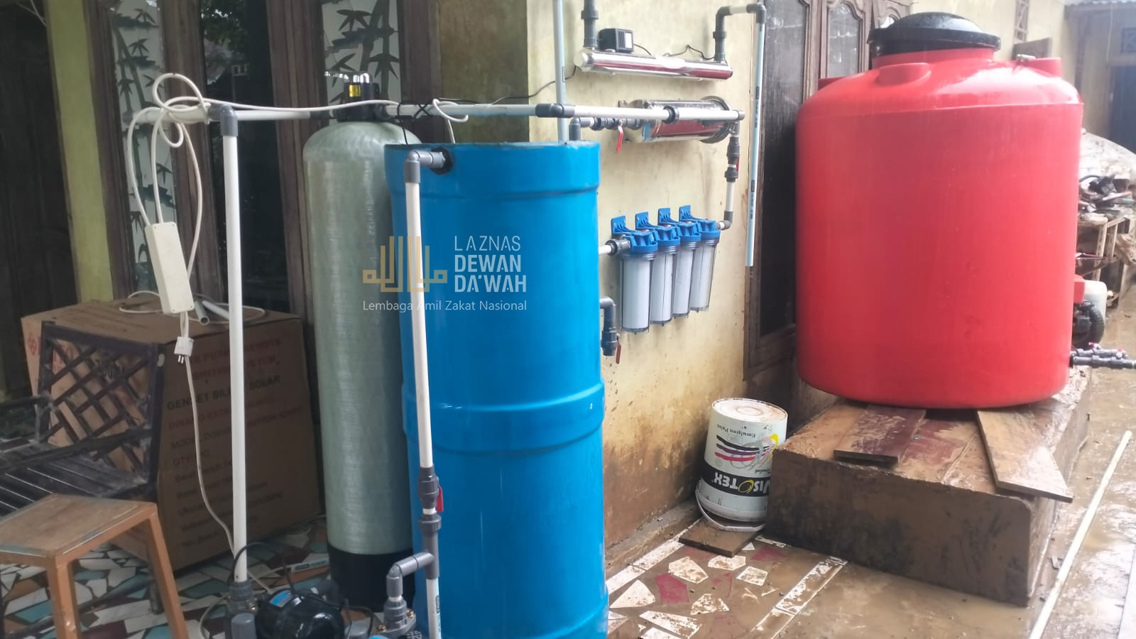 Laznas DDII Hadirkan Filter Air Siap Minum untuk Penyintas Banjir dan Longsor Sumatera