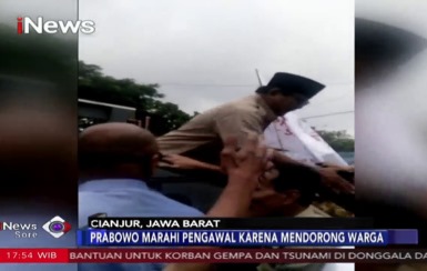 Insiden Prabowo Marah: Memang Beda dengan Jokowi