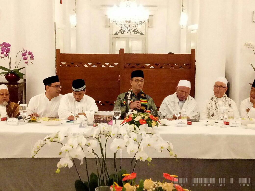 Gubernur DKI Gelar Pertemuan dengan Ulama