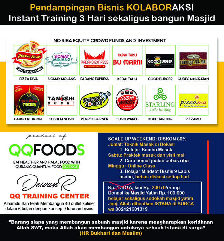 Training Bisnis Tahan Krisis QQ Foods: Sate, Bakso dan Siomay