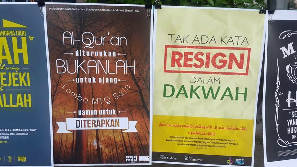 Poster Dakwah Ramadhan (2): Ratusan Remaja Gelar Poster Ramadhan di Car Free Day Bekasi