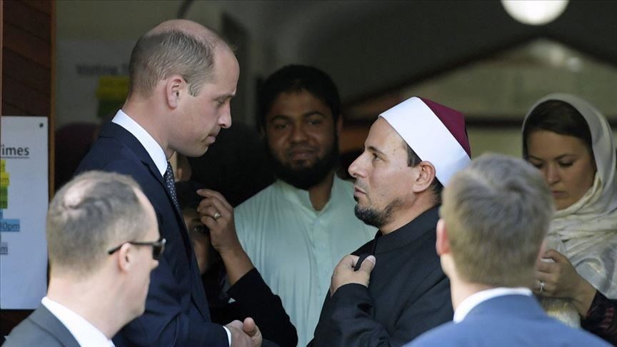 Pangeran William Kunjungi Masjid Christchurch Selandia Baru