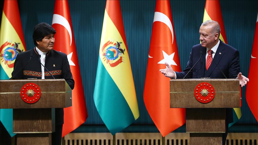 Erdogan Puji Dukungan Bolivia untuk Palestina