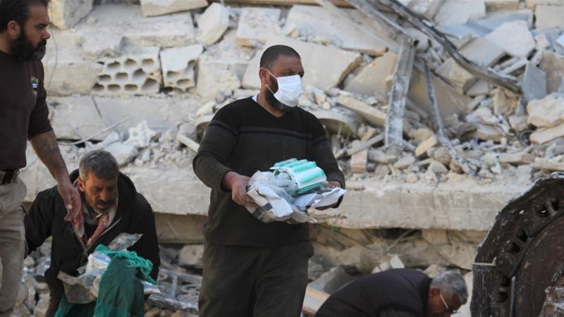 Pekerja Medis di Idlib Tuduh Rusia dan Rezim Suriah Bombardir Rumah Sakit