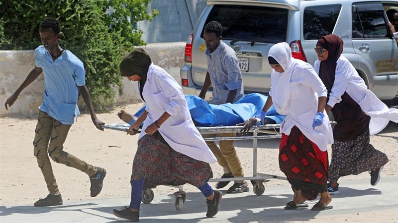 Bom Mobil Meledak di Dekat Bandara Mogadishu Somalia