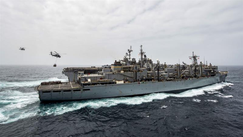 Kapal Perang AS Hancurkan Drone Iran di Selat Hormuz