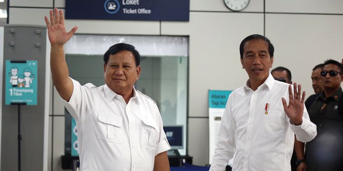Jokowi dan Prabowo Sepakat Tidak Ada Lagi Cebong-Kampret