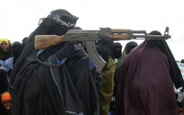 Pasukan Wanita Al Shabaab Unjuk Kekuatan