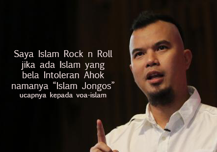VIDEO Ahmad Dani: Saya Islam Rock n Roll, Yang Bela Intoleran Ahok Itu Islam Jongos