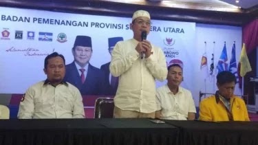 Kubu Prabowo Klaim Menang di Sumut Raih 60 Persen Berdasarkan C1