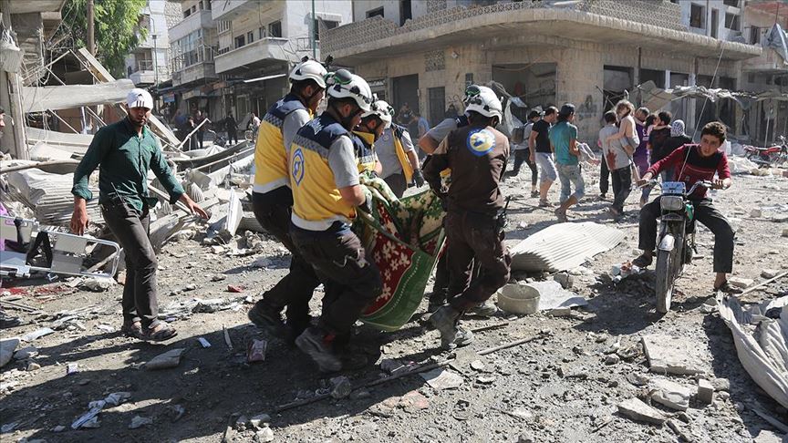 Serangan Udara Rusia Tewaskan 17 Warga Sipil di Pasar Idlib
