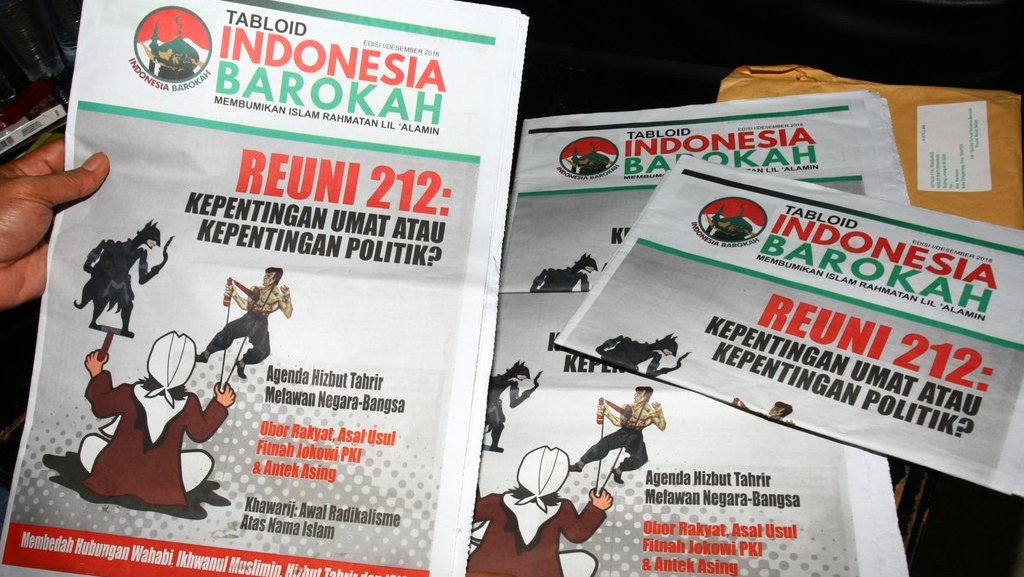 JK Perintahkan Bakar Tabloid Indonesia Barokah