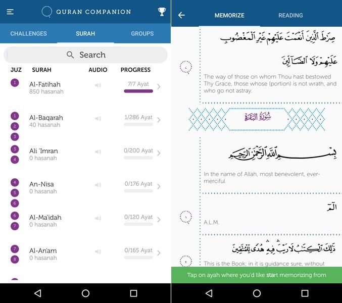 Ini Dia Aplikasi Smartphone untuk Menghafal Al-Quran